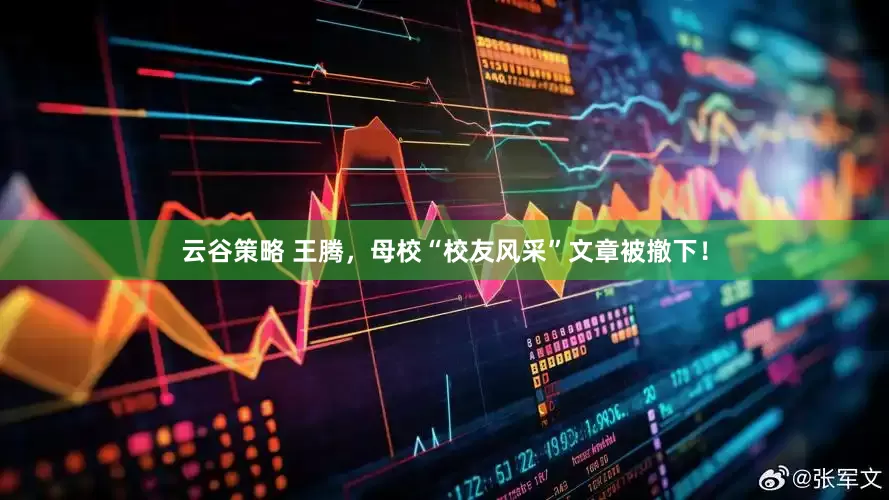 云谷策略 王腾，母校“校友风采”文章被撤下！