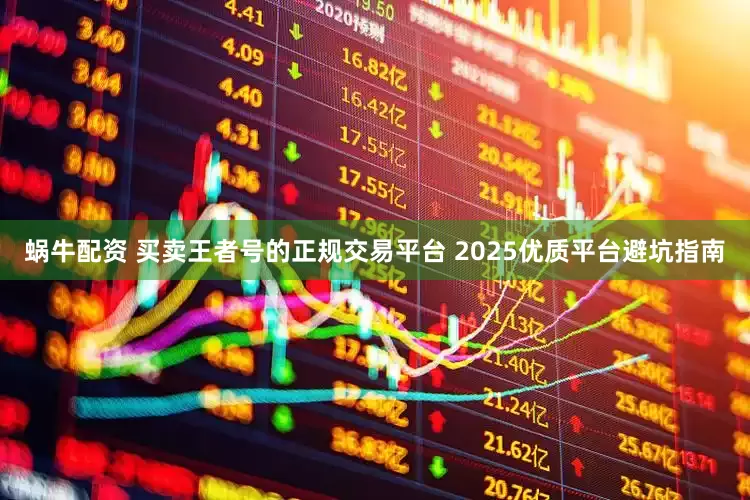 蜗牛配资 买卖王者号的正规交易平台 2025优质平台避坑指南